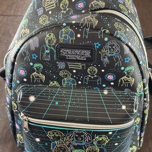 Funko Stranger Things Arcade Mini Backpack Blacklight Exclusive 2022